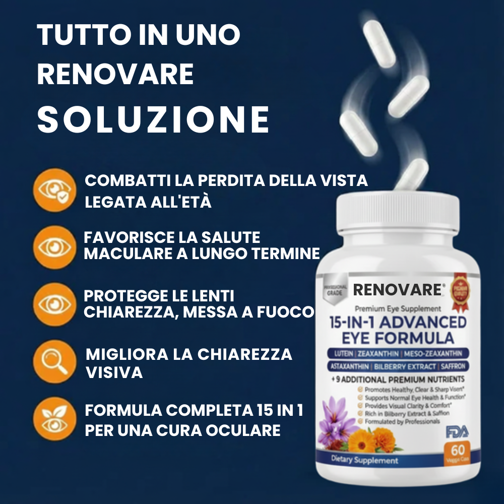 Renovare Formula Avanzata 15 in 1 per gli occhi